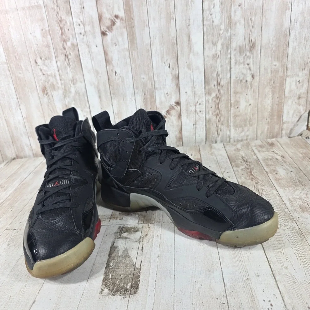 Jordan Two Trey Black True Red Mens Basketball Shoes DO1925-003 Size 11.5